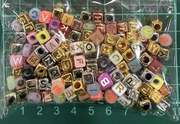 Bead Letter Mix